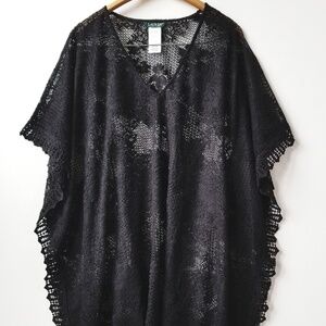 LAUREN RALPH LAUREN V-neck Lace Poncho and/or Cover Up S/M.
